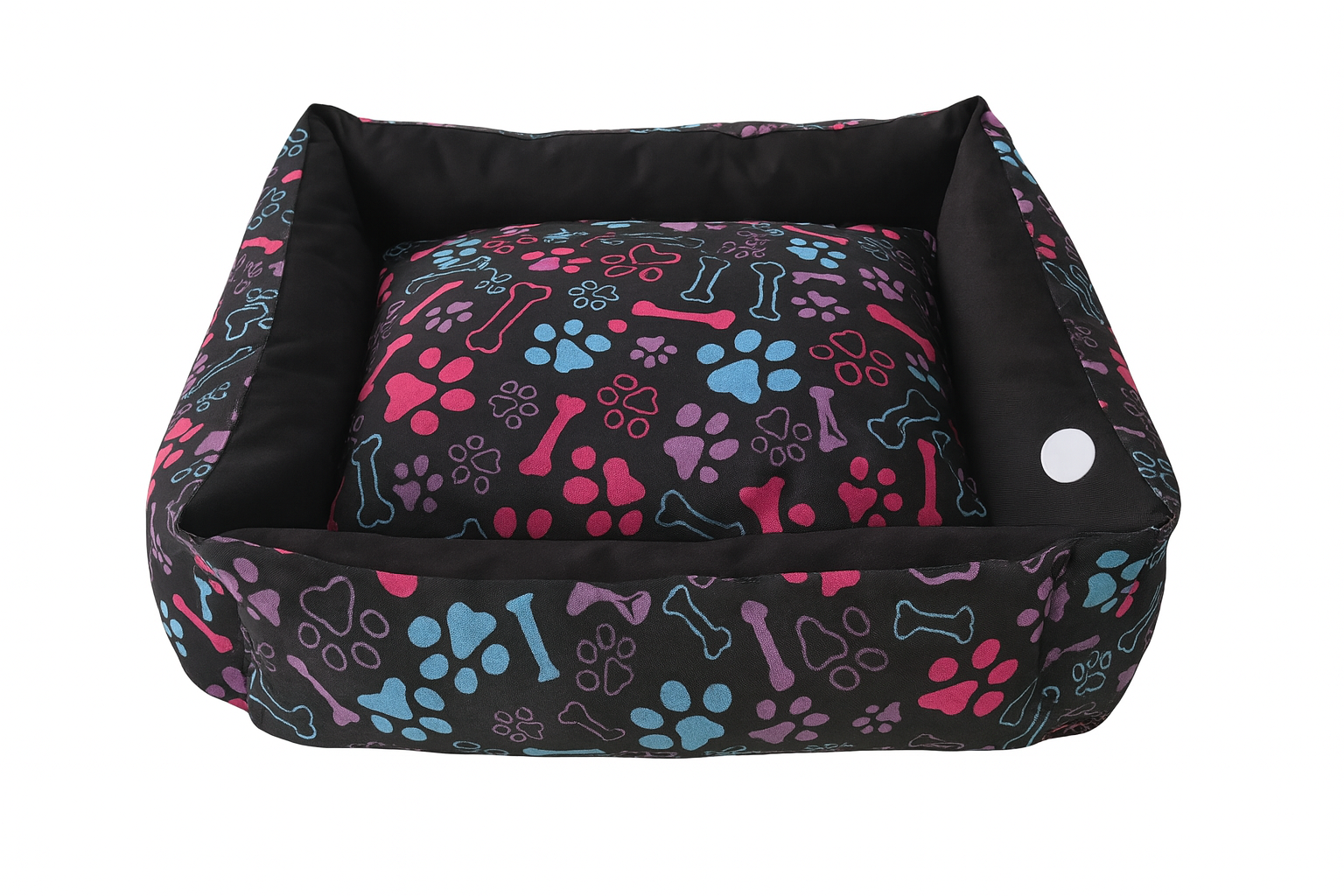 Cama rectangular Rosa (100% desmontable con cierres)