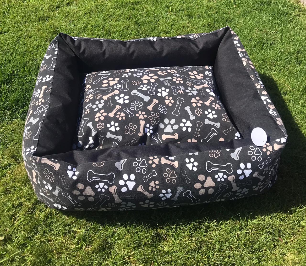 Cama rectangular Café (100% desmontable con cierres)