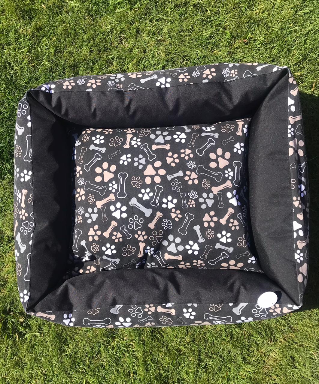 Cama rectangular Café (100% desmontable con cierres)